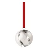 2026 julekule 5,5 cm sølv