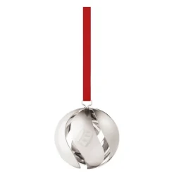 2026 julekule 5,5 cm sølv