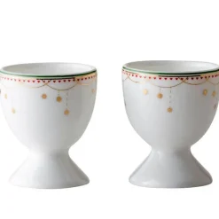 Julemorgen Girlander eggeglass 2 stk