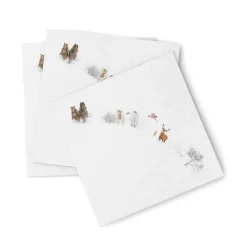 Julemorgen Story juleserviett 25x25 cm