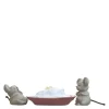 Julemus Gnist & Hannibal figur 4,6 cm
