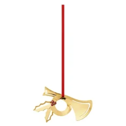 2026 juleornament horn 4,8 cm gull