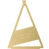 Juletrepynt Farmor 0,73x5,3 cm 14K gull