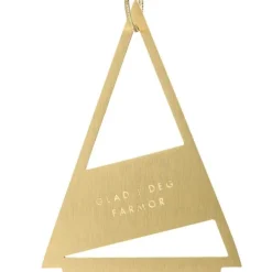 Juletrepynt Farmor 0,73x5,3 cm 14K gull