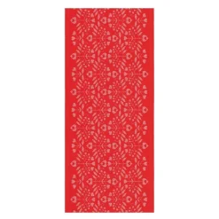 Julhjärtan løper 35x80 cm rød