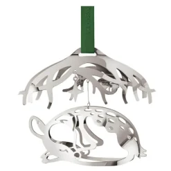 Jul 2023 ornament hjort sølv