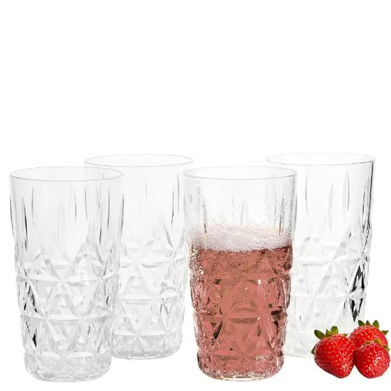 Juni piknik universalglass 40 cl 4 stk