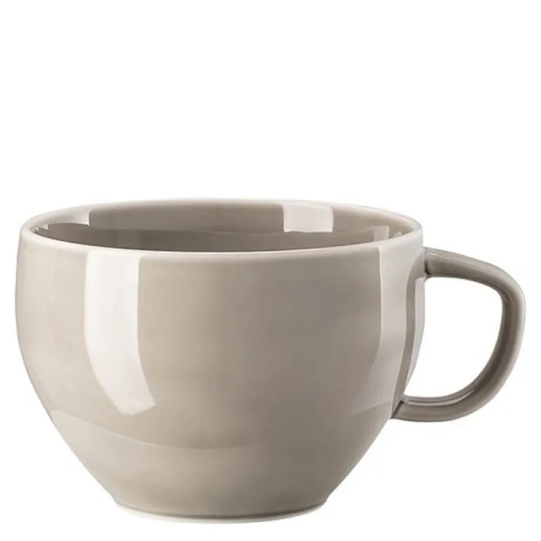 Junto café au lait-kopp 40 cl perlegrå