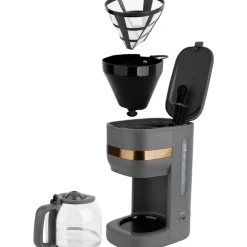 Kaffetrakter 1,5L grå/gull