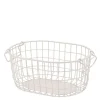 Kago lagringskurv 37x27x17 cm rund beige