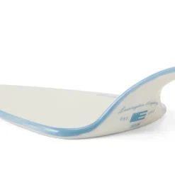 Kakespade 28 cm hvit/blå