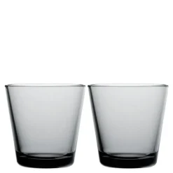 Kartio glass 21cl 2 stk grå