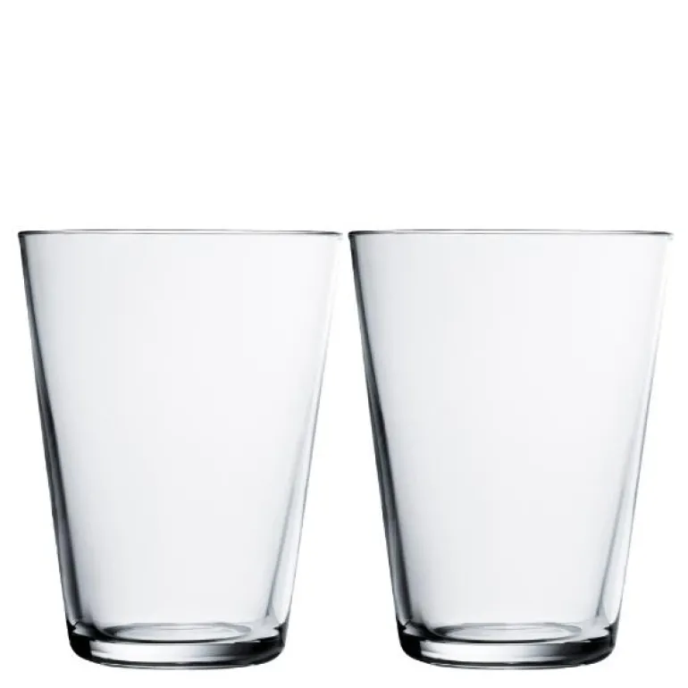 Kartio glass 40 cl 2 stk klar