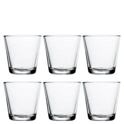 Kartio glass 21 cl 6 stk klar