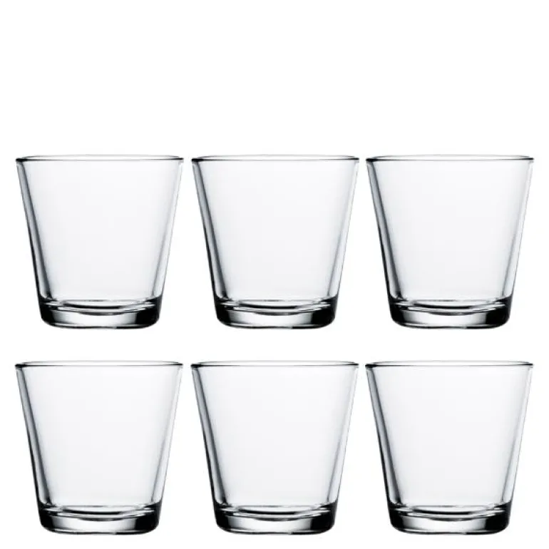 Kartio glass 21 cl 6 stk klar