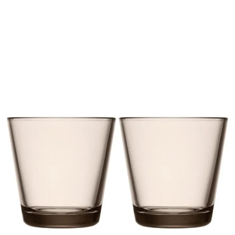 Kartio glass 21 cl 2 stk lin