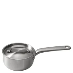 Kasserolle med lokk 14 cm/1L rustfritt stål