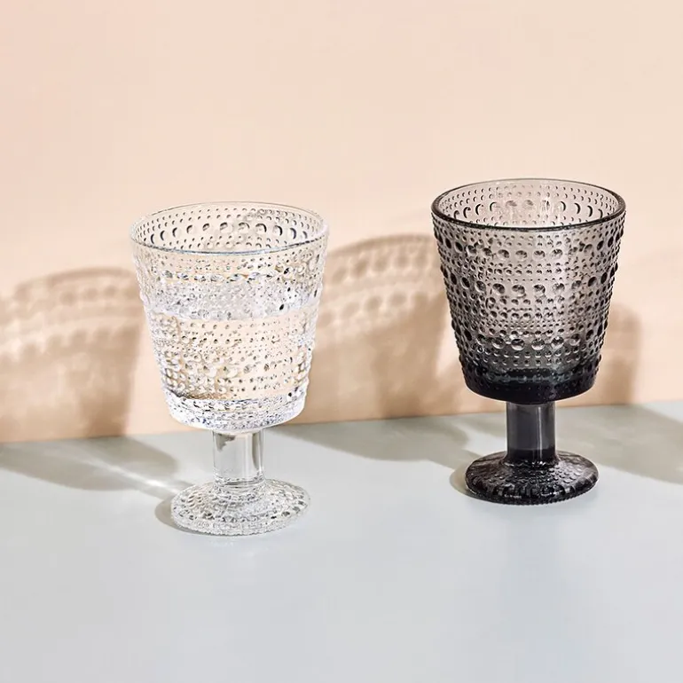 Kastehelmi glass 26 cl 2 stk grå
