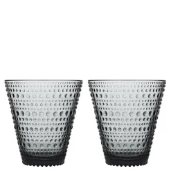 Kastehelmi glass 30 cl 2 stk grå