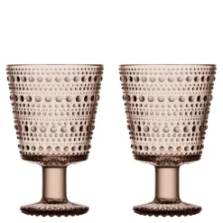 Kastehelmi glass 26 cl 2 stk lin