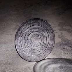 Kastehelmi tallerken 17 cm grå