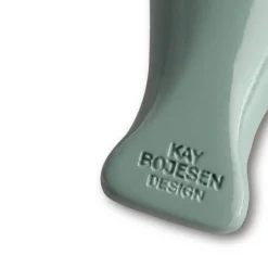 Kay Bojesen nøkkelring minifugl med lær grønn