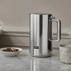 Kettle vannkoker med termostat 1,2L stål