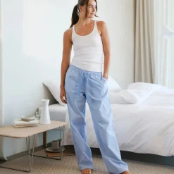 Khios pyjamasbukse dame XL blå