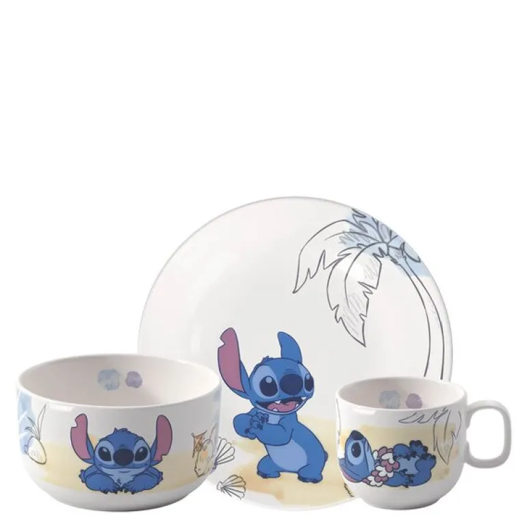 Kiddy Disney barnesett 3 deler Stitch
