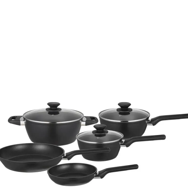 Kitchen Essentials grytesett 5 deler svart