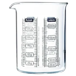 Kitchen Lab målebeger 0,25L klar/svart
