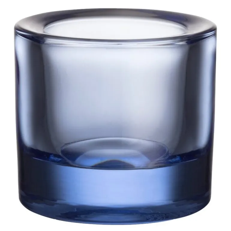 Kivi lyslykt 6 cm aqua