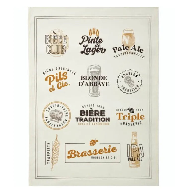 Kjøkkenhåndkle 50x75 cm Brasserie Beer