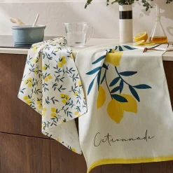 Kjøkkenhåndkle 50x75 cm Citronnade