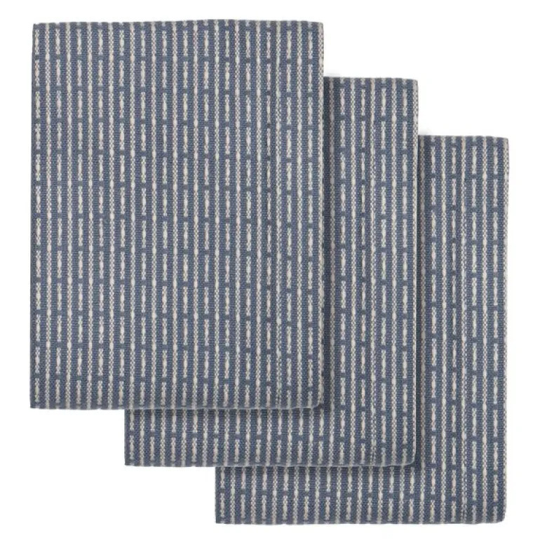 Kjøkkenklut 18x35 cm 3 stk grey blu stone