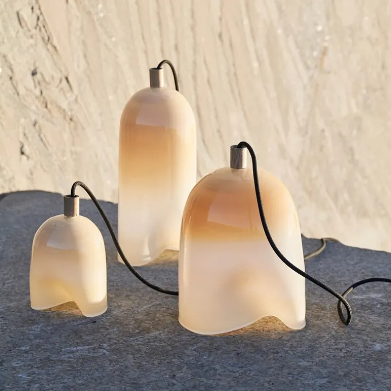 Klem lampe liten 18 cm pearl