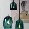 Klem lampe medium 28 cm lagune