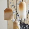 Klem lampe stor 37 cm pearl