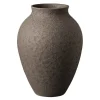 Knabstrup vase 20 cm bark