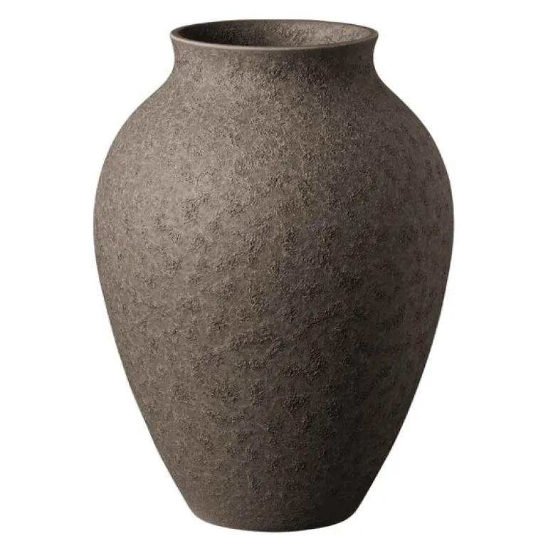 Knabstrup vase 20 cm bark