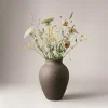 Knabstrup vase 27 cm bark