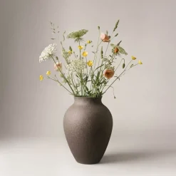Knabstrup vase 27 cm bark
