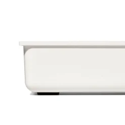 Knivblokk til skuffer 42x14x6 cm hvit/grå