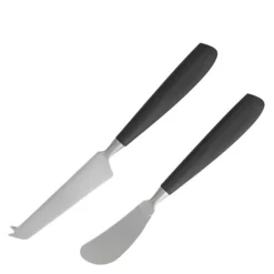 Knivsett med ost-og smørkniv 2 stk nylon
