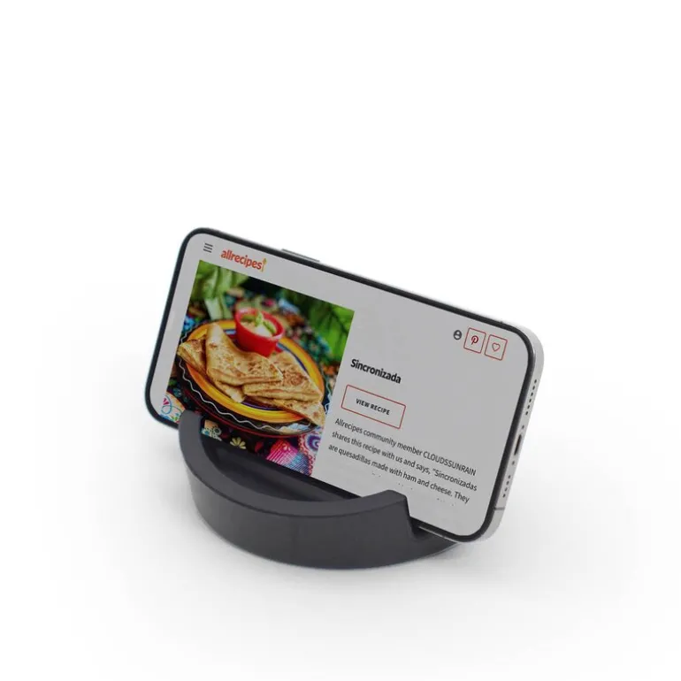 Kokebokstativ til nettbrett/mobil 11,4 cm svart