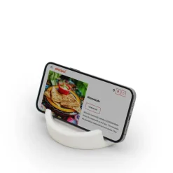 Kokebokstativ til nettbrett/mobil 11,4 cm hvit
