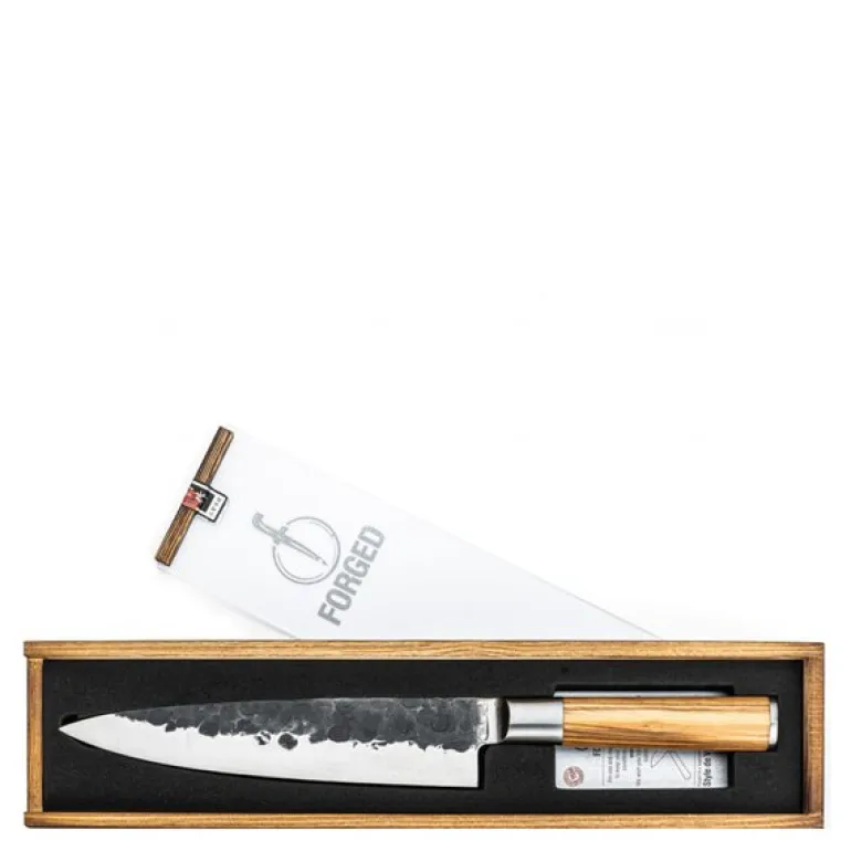Kokkekniv 33 cm olive