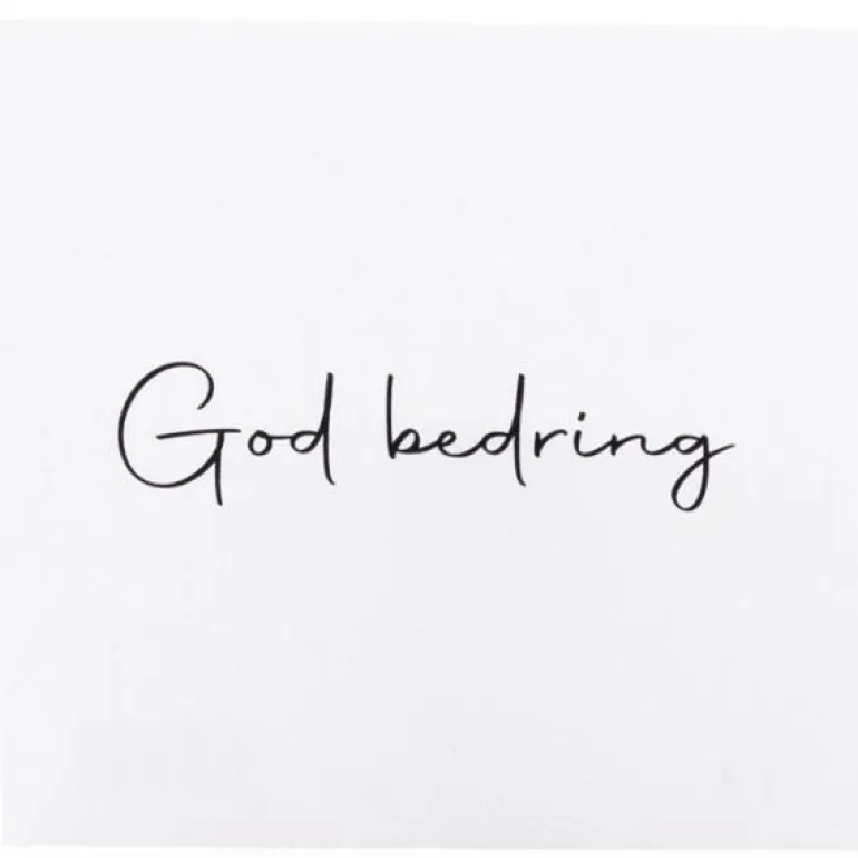 Kort 8x8 cm god bedring