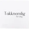 Kort 8x8 cm takknemlig for deg