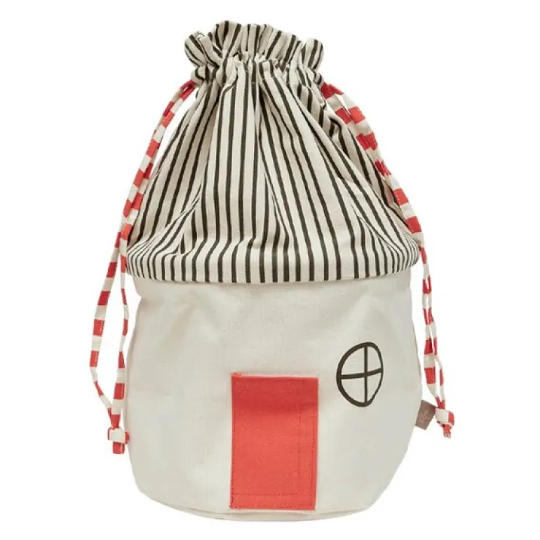 Koya oppbevaringskurv 26x26x40 cm Cherry red